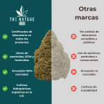 Comparativa flor Orange Diesel CBD